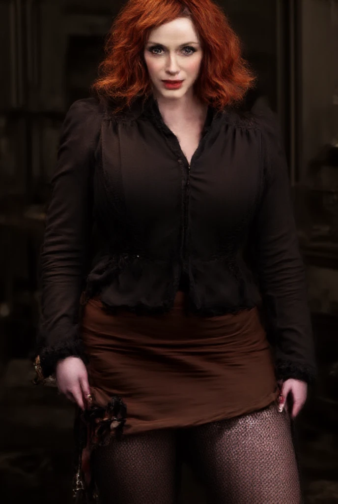 Fat girl redhead gothic