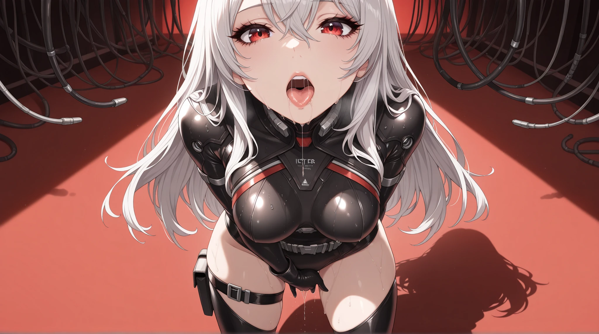 NSFW,gangbang,1girl in,4 boys,penis,(vaginal,sex),(anal,sex),(excessive cum in:1.5), 2handjob,fellatio,Rapinininicke、hat hair、Black beret、Black Niso、thigh-high socks,length hair、red eyes、