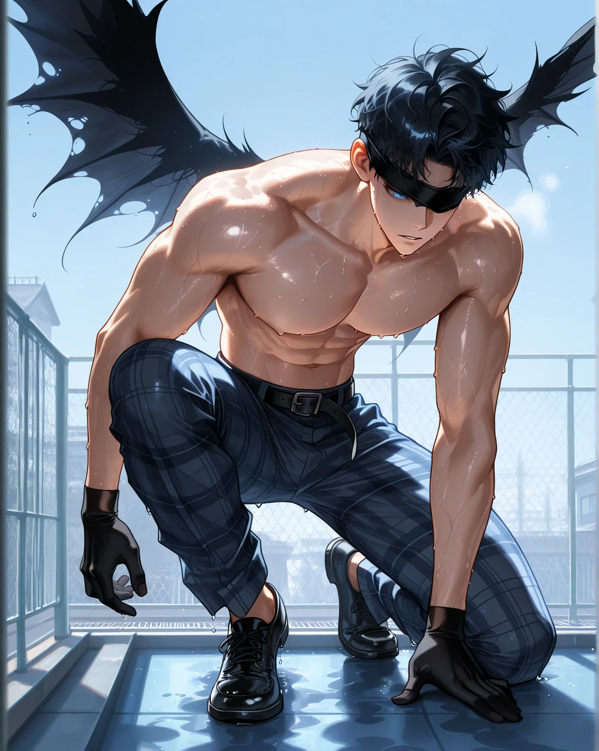 Huge erect penis、Well-trained muscles,8-year-old boy,Crying face,Drooling,Protruding veins in the body,Bodybuilder-like muscles,Ejaculating penis,Sexy nipples,Ejaculate a lot,Trembling,Expressions of drowning in pleasure,2boy~4boy,Muscular thighs,Penis bigger than a foot,Give yourself an injection,Spiderman Suit,Show off your strength,Sip from the chalice of black liquid,Xu々Bigger penis,evildoer,Demon body and wings
