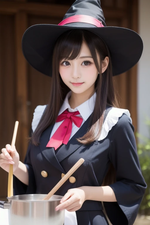 Highest quality,Ultra-high resolution,Japanese Idols,actress,witch,Big Eyes,looks young,smile,looking at the camera,Thin face,Pointed hat,Bob Hair,Wizard Costume,Pussy in full view,No underwear,Spread your legs and straddle the broom,Flying in the sky on a broom,かわいいsmile