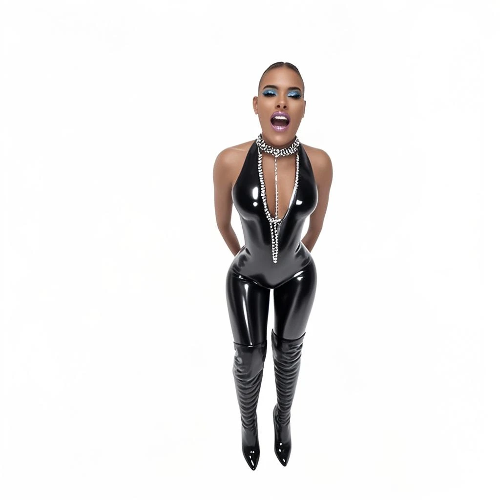Sitting on white minimalist chair, Allegiant Movie Graphics, ((Beautiful teen girl, Yara Shahidi, KIKI Layne, Kylie Jenner, Maitreyi Ramakrishnan, 18 years)), Wearing tight white and black cotton-Lycra-fabric long sleeve mini dress, Vibrant, vivid, HDR, 8k, ((detailed: 1.4)), ((hyper realistic)), Extremely Realistic, Realism, Portrait, Raw photo, Photography, Photorealism, Photoshoot,Wearing ((tightest black)) and white cotton-Lycra-fabric long sleeve mini dress, ((unreal engine graphics, octane render, RPG gaming))