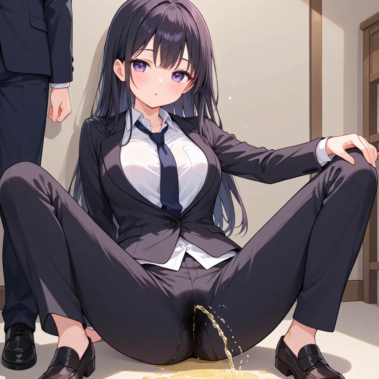 NSFW,1 girl,mizuki yukikaze,Hair Ribbon,Long coat,Open front,(Perfect hands),(Perfect Anatomy),(masterpiece),(highest quality),(Embarrassed:1.5),blush,Exhibitionism,night,garden,Open your mouth、Sticking out tongue,Are standing,Sexually aroused face,(Ecstasy face:1.5),(orgasm:1.5),first round
