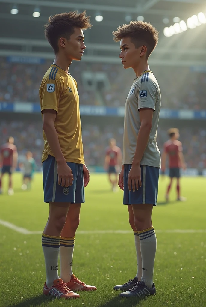 (masterpiece),(best quality:1.0), (ultra highres:1.0), detailed illustration, 8k, 20yo boys, kissing, stocked bodies with abs. At soccerpratice, covered with cum on their faces