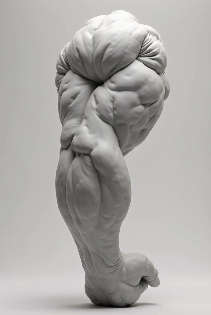 giant heavy muscular man, handsome, tall, white underpants, white pale skin, black short hair, huge pecs, big nipple, have 4 long arms, wide shoulder, giant palm hand, chest exposed, standing proudly beside small man