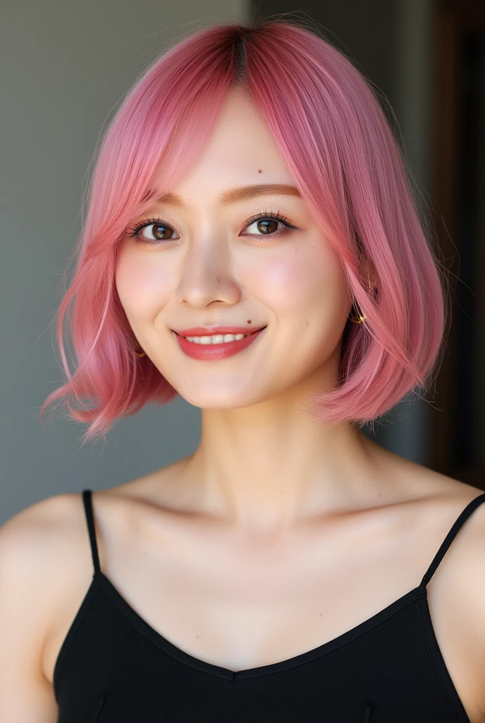 Pink Hair,Realistic, photo-Realistic:1.37),(8k, RAW Photos, highest quality, masterpiece:1.2), cute, Dayu Seren, Very delicate and beautiful girl,Very detailed, , Genuine, incredibly Absurd, Abstraction, very elaborate body, Sexy smile, young,20-year-old, Heart-shaped pupils,Pink Hair, Two-tone hair, Beautiful fine hair, Exquisite and beautiful face,Clear Eyes, Soft lips, Absurd, Very CGI-like,Huge breasts,(Exposing the breasts:1.37),Accentuate your breasts, 1匹の超cute子猫が折り紙のガンダムアーマーを着用,fur