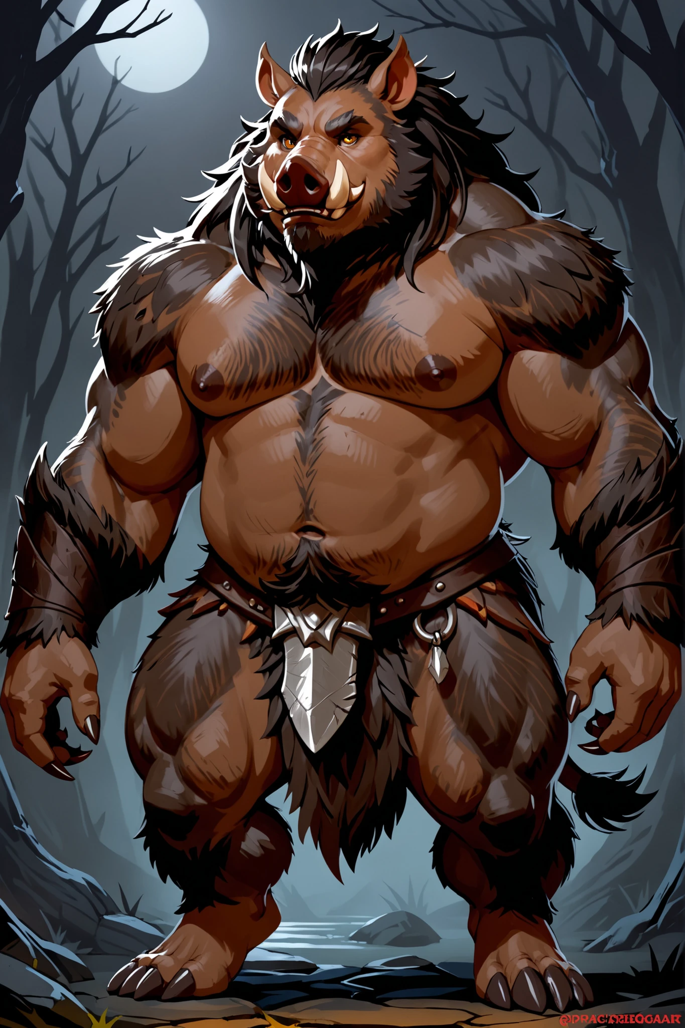 ((Best quality)), ((Masterpiece)), (Detailed), visage parfait
tauren in a lake, muscular, hands on hips and look to us, sunset, chubby, furry art, naked, large penis, sperm on the penis, hairy chest, digital art, tauren body, tauren face, furr body, warcraft style, angry look and screams,