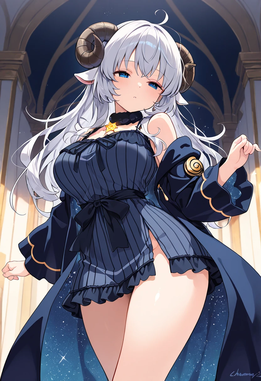 NSFW,masterpiece,Highest quality,High resolution,Very detailed,Girl,Silver Hair,long hair,Golden Eyes,Short height,goddess,God,A dazzling silk dress,hair ornaments,Earrings,乳首Earrings,gem,Decoration,Temple of the Night,Brothel,Starry Sky,Ancient,Seduce,Sexy pose,Lustful face,Embarrassed,blush,Drooling,Erect nipples,(Slave Whore),A flattering face,Spread your legs