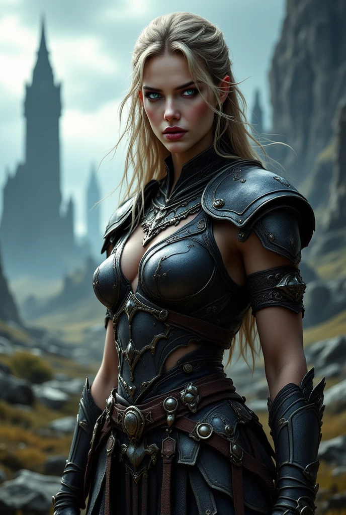 a woman, blonde, warrior, 30 years old, lustful in a swamp, <lora:Luis Royo and Woman v.2:0.8>, (Extremely Detailed Oil Painting:1.2), glow effects, godrays, Hand drawn, render, 8k, octane render, cinema 4d, blender, dark, atmospheric 4k ultra detailed, cinematic sensual, Sharp focus, humorous illustration, big depth of field, Masterpiece, colors, 3d octane render, 4k, concept art, trending on artstation, hyperrealistic, Vivid colors, extremely detailed CG unity 8k wallpaper, trending on ArtStation, trending on CGSociety, Intricate, High Detail, dramatic, <lora:add_detail:1.5> <lora:epiNoiseoffset_v2Pynoise:1>
