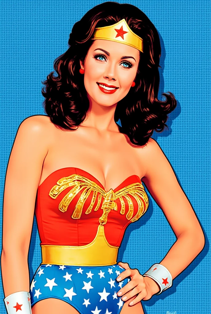 (Poster Design) woman retro bikini Poster
