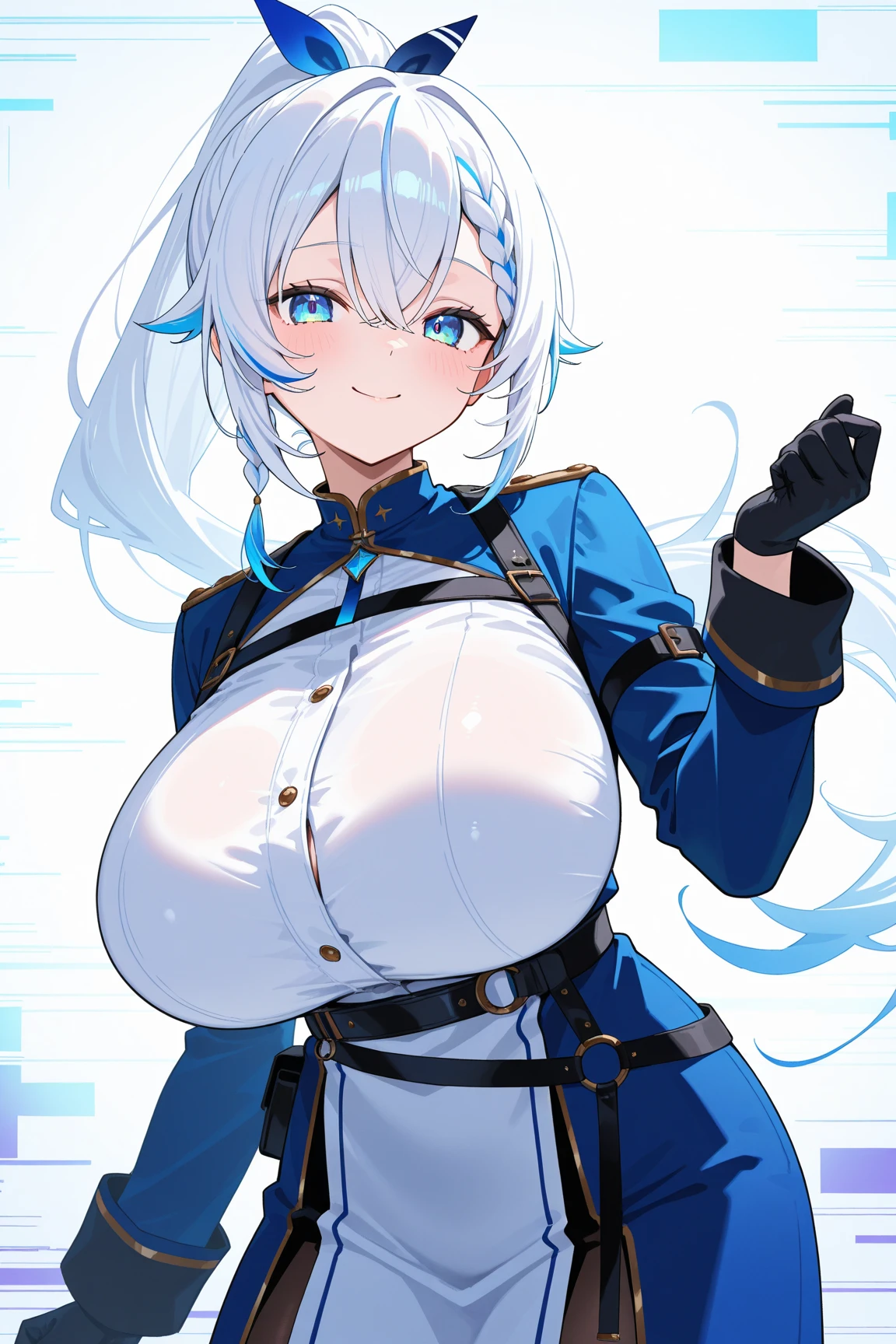 lace queen,cropped jacket,high leg bikini, micro shorts,blush,road,outdoor,(medium long hair:0.7),(big breasts:1.5),looking at the viewer,Are standing,(((masterpiece))),((highest quality)),perfect anatomy,8K UHD,highly detailed face,luster and luster,((1 girl)),((alone)),(beautiful and fine eyes:1.5),perfect image,(Upper body:1.1),(look ahead:1.1),turn your arms behind your back,slim waist,(shiny hair),super detailed,silver hair,(erotic lips:0.8),disorganized,