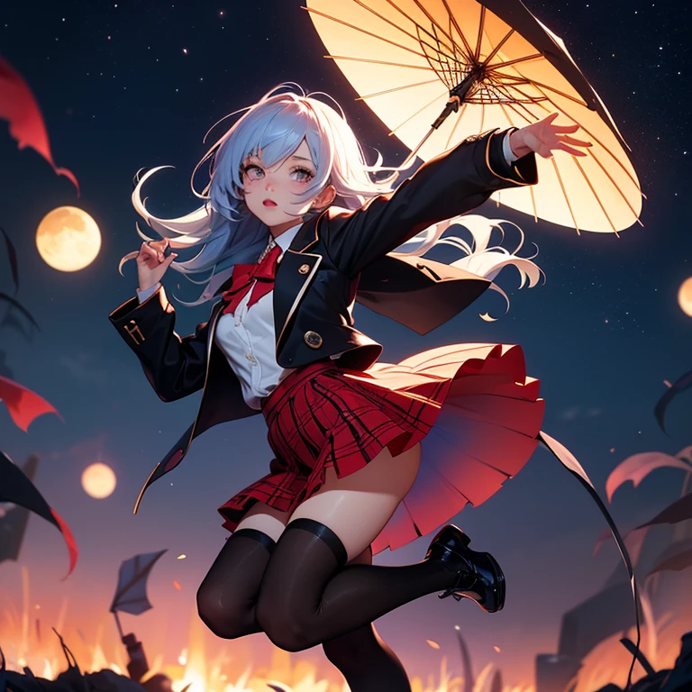 Highest quality, 4K, 8K, High resolution, masterpiece:1.2, Very detailed, Actual, Vibrant colors, Beautiful Eyes, A delicate smile, Blushed, Textured skin, masterpiece, High resolution, Highest quality, Blushed, Blushing ,lure,Show off your figure,Witch girl,The wind blows up my skirt,Adult Panties,Low rise,