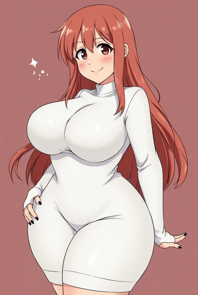 ((Knee-high socks))、{(((Wide Hips)))、 (((plump and thick thighs)))、((Big Ass))、(Big Breasts)、whole body