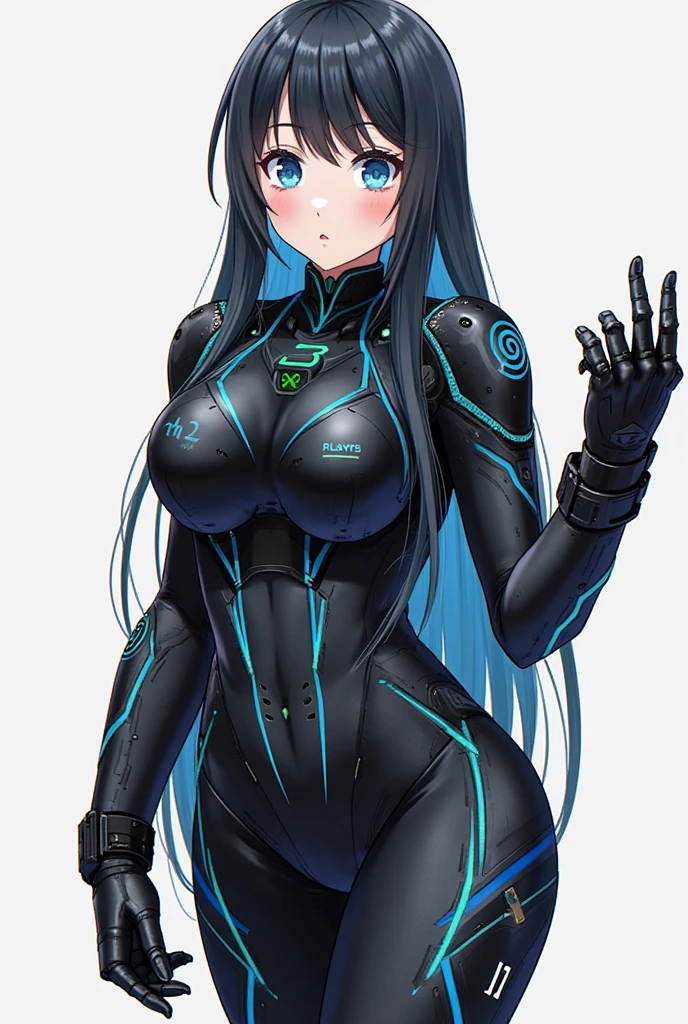 ((masterpiece, best quality, highest resolution, extremely detailed))
One supermodel wearing a bodysuit with the text saying (("LUNK 777"))) in bold letters, gigantic breasts, slight smile, jewellery, simple background, presenting breasts , sharp outline , high contrast , colourful ,