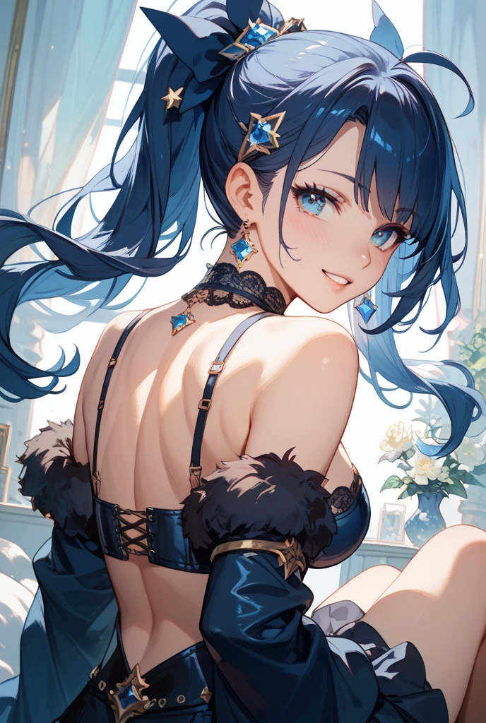 (masterpiece, best quality:1.4), gorgeous anime girl, minimal-luxurious-outfit, (fair-smooth-skin), slight realistic, ((attractive posting))
