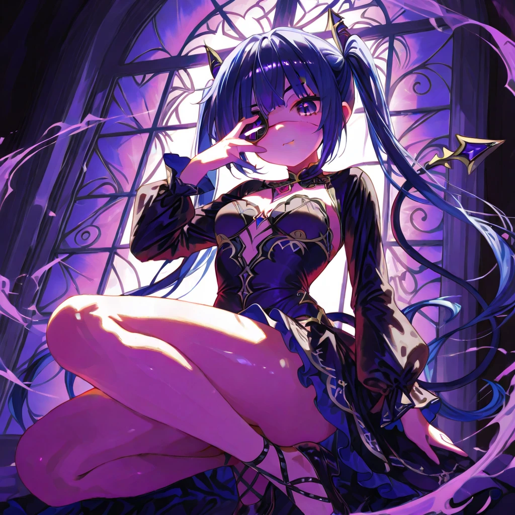 destiny,Skaaha,caster,(masterpiece),(Highest quality),(Super detailed),(Best illustrations),(Best Shadow),(Absurd),(Detailed Background),(so beautiful), 16K, 8K,4K,(Best Shadow), (so beautiful) One person, alone, curby, , very long hair, , Blonde, , fluorescent pink eyes, , heart-shaped pupils, , , Oculogyric crisis, low twintails, , Perfect figure, , paw pose, Arched back, , , orgasm, afterglow, erotic smile, , Star-shaped hair fastening, headgear, Open your mouth languidly, , , The controlled woman, Sexy posture, , , cross-eyed, rolling eyes, , water eyes, tears, , Put your chest close, , , saliva trail, , shiny skin, Infinite pleasures, Slave of Pleasure, A sex slave who fawns over her master, , torogao, ahegao, BREAK, Illegal drugs, Dramatic lighting, Psychedelic Background, Clear liquid, , night, , Hypnosis assignment, Torrent of Light, mysterious, spoken hearts,