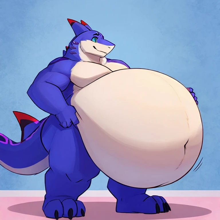 4k ultra quality, 4k full body view,ultra high detailed body,blue skin fur,male,dragon detailed body, detailed belly, white belly fur, big lizard, wide chubby face, overweight male, chubby belly, big belly, ((round belly)), obese belly, (enormous belly), ((ultra enormous body)), massive belly, massive body, big musclegut, massive,(wide body), massivegut, massive body, massive belly, (enormous gut),Mpreg, pregnant belly, pregnant gut,enormous belly, mature male, bulge by mystikfox61, by glitter trap boy, by bebebebebe,by morethreedee, by seibear,tuxedo,tight pants,rose field,size deference,warm atmosphere, morning,standing,posing,nervous face