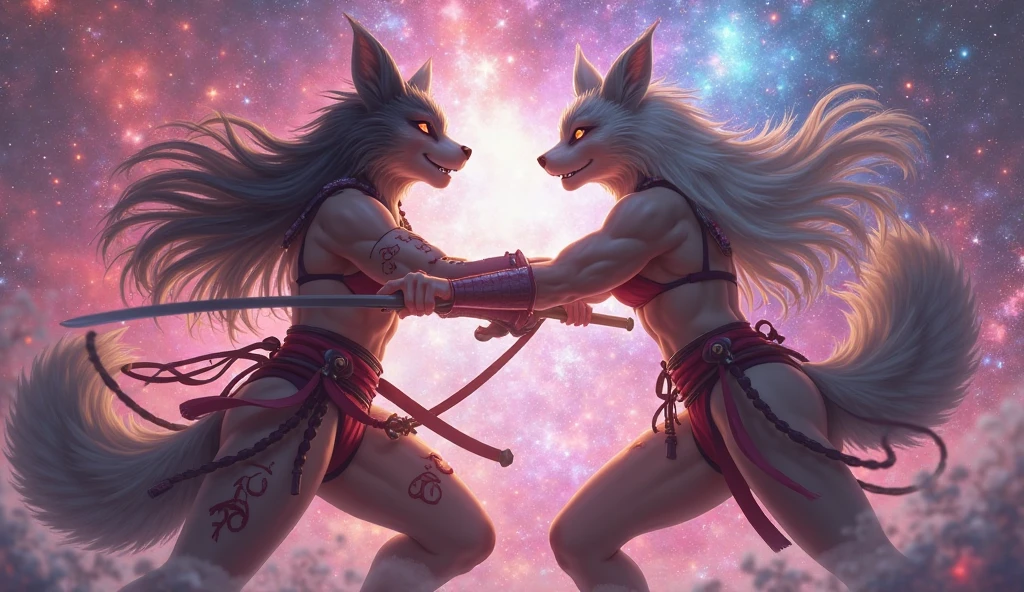 (two women flatly pressed together:1.6), 🐰x🐇x🦝x🦌x🦙x🐂x🐿x🦜x🐦x🐤x🦘x🐮x🐻x🐼x🐈, ((absurd res)), ((ultra high resolution)), ((masterpiece quality)), (isometric view), (impressive lighting), (sunset clouds), (floating hearts), (((sparkles))), confetti, sunlight, ⫷|⫸ by foxovh, by sligarthetiger, by cumbread, by gammainks, ((by seibear)), by lollipopcon, by dizzyknight, by greasymojo, ((by xpray)), ((by roly)), by honovy, by taran fiddler, by kenket, by Pixelsketcher, by Bayard Wu, by Thomas Benjamin Kennington, by Einshelm, ⫷|⫸ jewelry, necklace, bracelet, (symmetry), ⫷|⫸ (fuzzy furry body:1.6), (tall body), ((beautiful fur pattern)), (raised tail), chubby, (stunningly beautiful legs), ((fuzzy pubes)), (detailed fuzzy face), (mature female:1.6), ⫷|⫸ (bulging breasts), (wide hips:1.4), rating:explicit, ⫷|⫸ Hyper deatiled, hyperrealistic, (((2 exotic hybrid mammals))), (same height:1.4), (angry:1.7), (((breasts frottage))), (((merging bodies))), (leaning against each other), (((holding body))), (((butt spreading))), (dance:1.4), (((pulling close))), ((hands grabbing butt)), ((hugging)), (), ⫷|⫸ ((saliva string)), (sweating:1.5) (drooling), (lactating:1.5), ((growling)), ⫹⫺ ((pelvis against pelvis:1.5)), (pubes against pubes:1.6), (((thighs against thighs)))), ((body against body)), ((legs against legs)), (((hips against hips))), ((waist against waist)), (pubes docking:1.5), tiptoeing,, (directed motion outline:1.6), (path lines:1.6), (direction lines:1.6), (motion lines:1.7), (motion path:1.6), (motion trail:1.6), (radial speed lines:1.5), (fighting:1.4), (tackling:1.4), ((legs apart)), ((((deep thrusting)))), (two old mothers bounded by their crotches:1.6), (((bound together))), huge butt, (groping:1.6), (naked:1.5), belly to belly, (hitting:1.7), (nose to nose), (teeth against teeth), (eyes closed:1.5), (hands on hips), friction, wrapping arms, (deep insertion:1.4), (urinating:1.5), (((mutual leg lock))), deep kiss, (stage show:1.5), (stylistic pubic hair:1.8)1