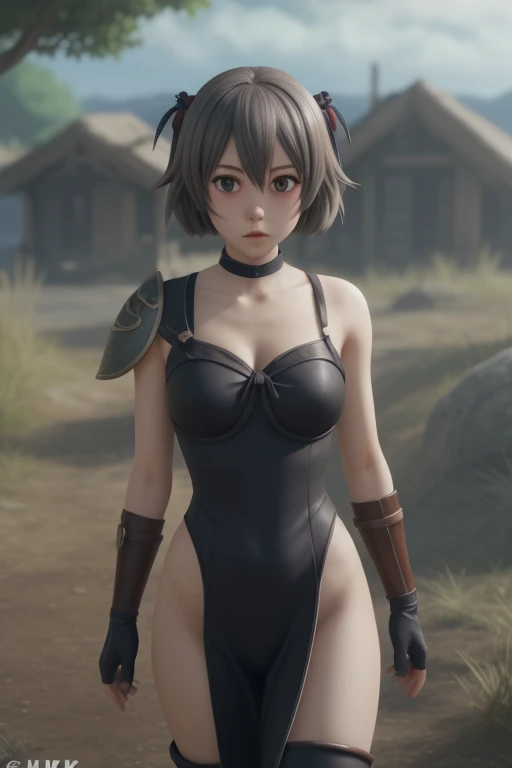 ultra realistic 8k cg, masterpiece, ((ultra detailed background, delicate pattern, intricate detail)), (highly detailed, fine details,), (beautiful detailed face and eyes and hair:1.1), 1 girl, shuten douji, headpiece, revealing clothes, bare arms, ankle ribbon, full body, cowboy shot, standing, <lora:shutenDoujiFateGrand_v10:0.8>