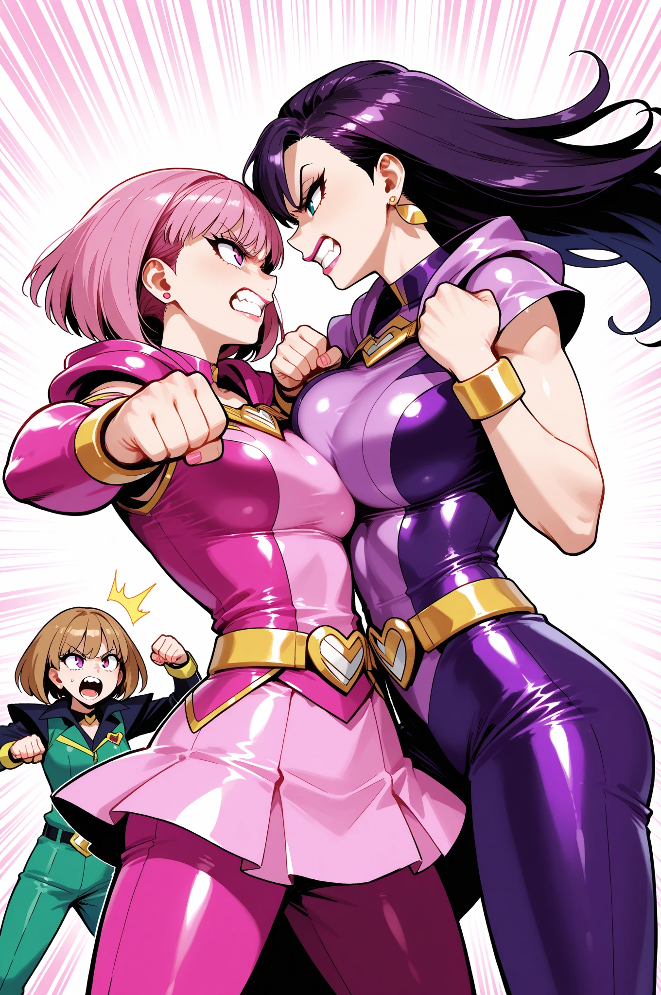 2Female Fighters、Japanese girl、Close-up of a girl in a blue leotard、Blue glossy leotard、Black fishnet stockings、Blue shiny boots、Saiyan Girl, wonderful, Nano Girl, Female body type, Inspired by Hiromu Arakawa, Anime Manga Robot!! Anime Girls, Fubuki, Full Body Suit, by Hiromu Arakawa、wonderful, silk, Beautiful and attractive anime teen, Anime Girls of the future, tears,Drooling,Pee,Sweat,Tongue out,incontinence,Peeing、Estrus、Eyes wide open,Estrus,Blushing,Nipples are erect,Face is hot、Lust、incontinence、Armpit Hair、pubic hair、Nipples are erect、My crotch is wet
