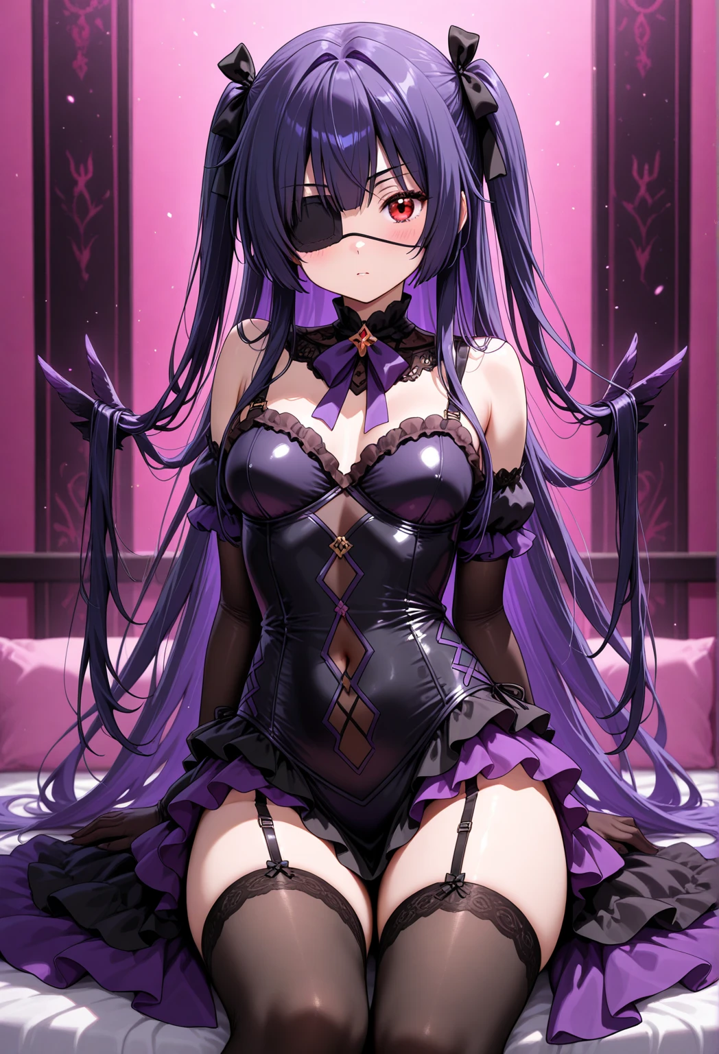 ((Finest quality)),(超A high resolution),(ultra-detailliert),((Best Anime)),sharpnes,Clair,Art with astounding depictions, (1人の女性),fullnude,Belts that tighten the body