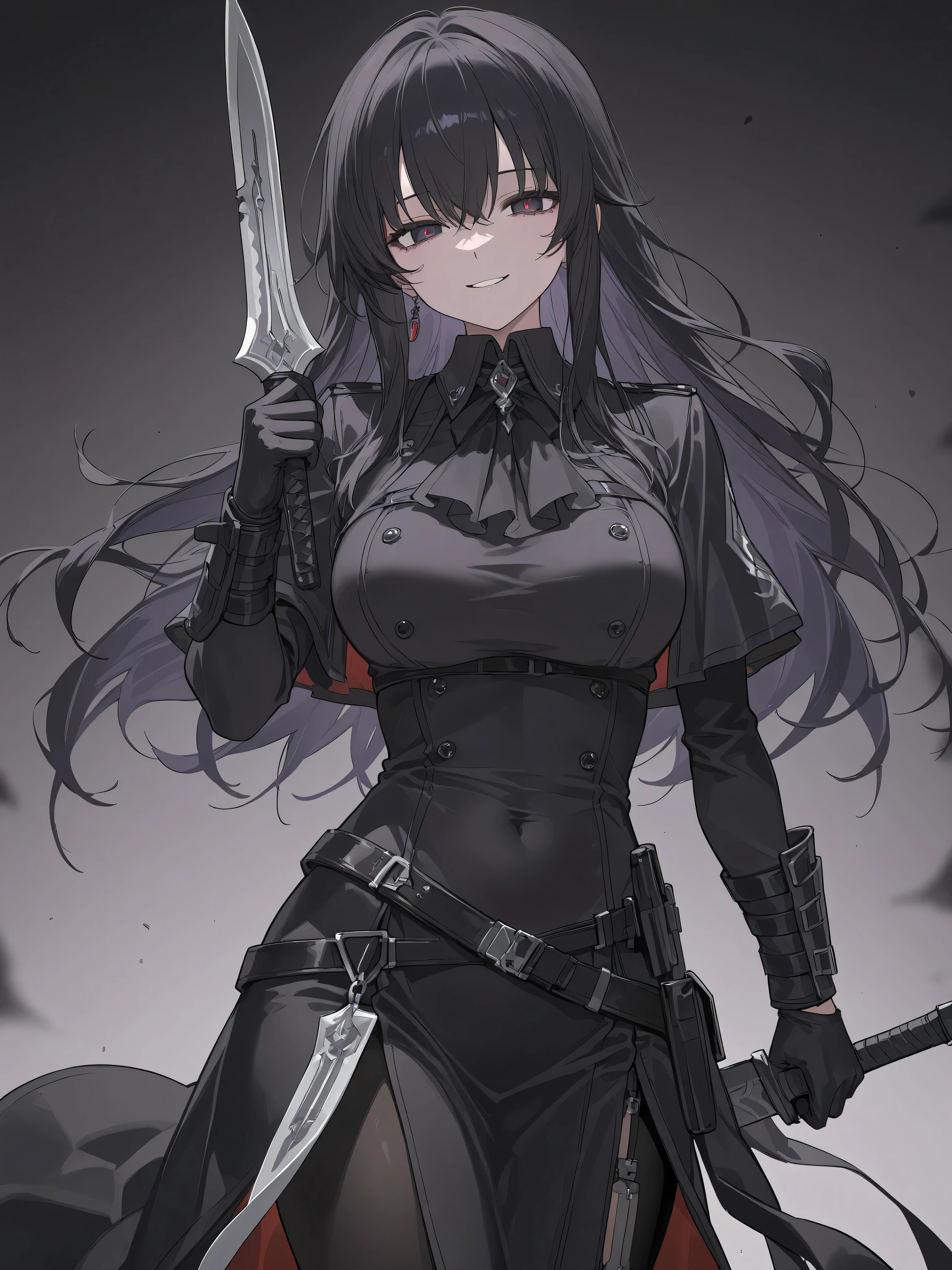 dark atmosphere、survival knife、Bad Smile、Menhera