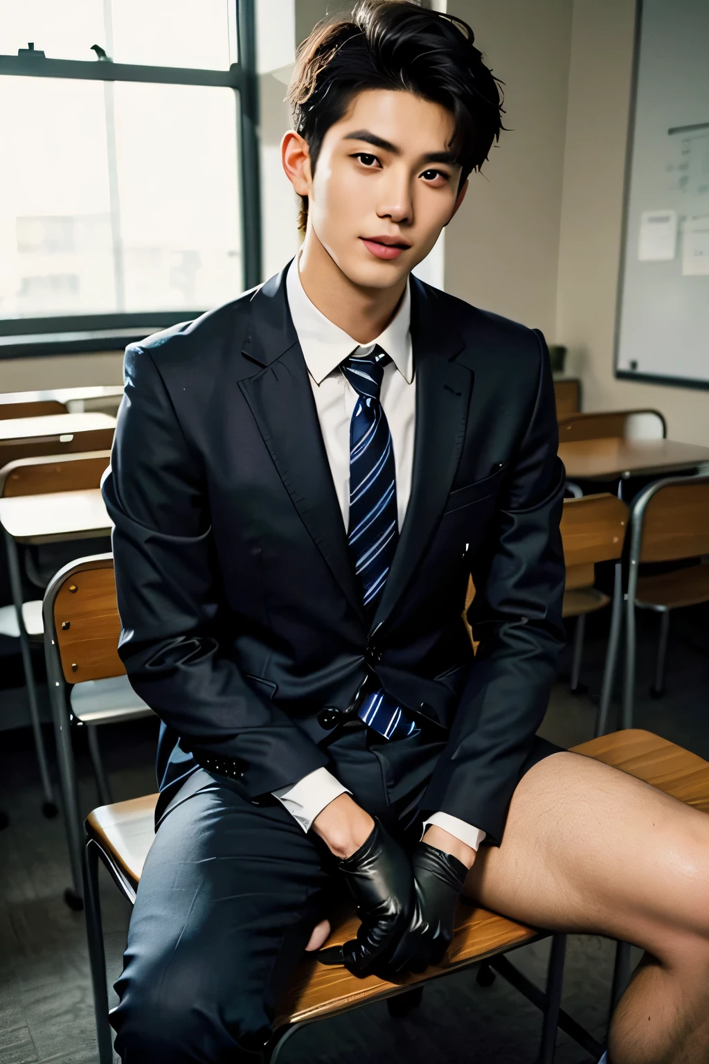 Handsome face, male,