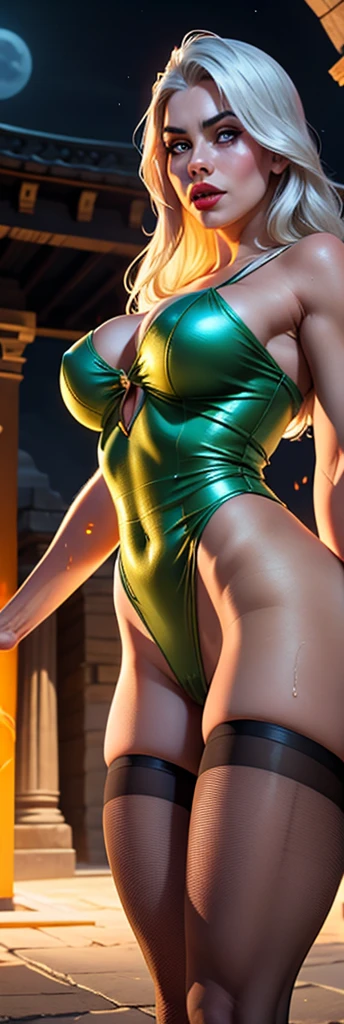 (best quality:1.3), (4k quality),(sharp image), Tsunade, ((Detailed face)), ((masterpiece face)),((perfect detailed eyes)) (blush), Tsunade, blonde hair, (long blonde hair), brown eyes, red lips, red lips, sly face, face with stern features, ((detailed face)), perfect face, highly detailed eyes, ((adult face)), masterpiece, absurdres , (intricate details), (colorful),cinematic lighting, extremely detailed CG unity 8k wallpaper , 1girl, solo, mature female, erected , fit body, cameltoe, (((seductive green glitter tight swimsuit))), ((perfect erected medium breast)), fit slim body, (((white villa on Miami Beach))), smiling, kneeling and showing her nude tits(((nude medium tits)))((((swimsuit removed from tits))))