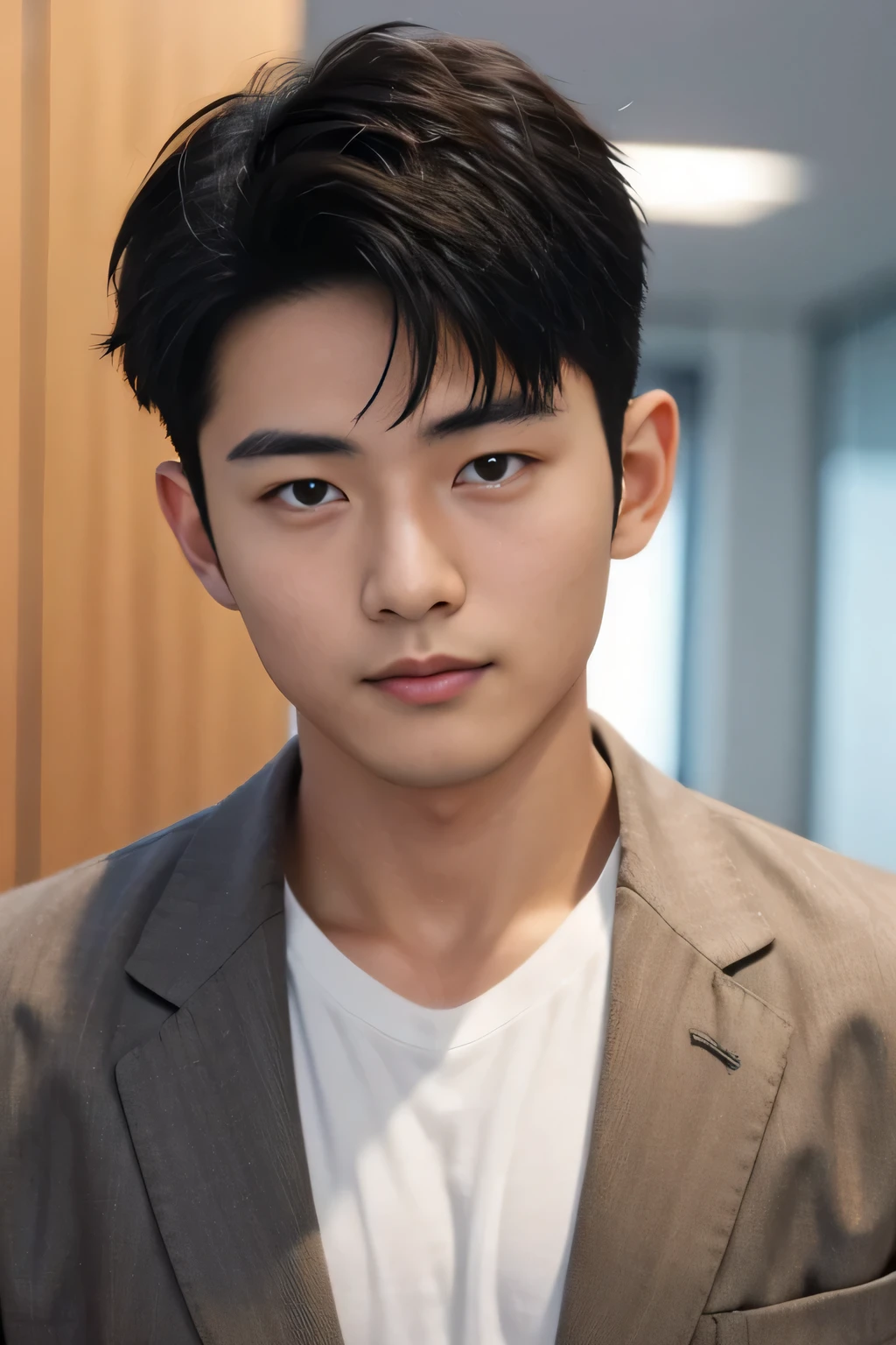 male、Japanese、handsome、macho、about office workers、short hair