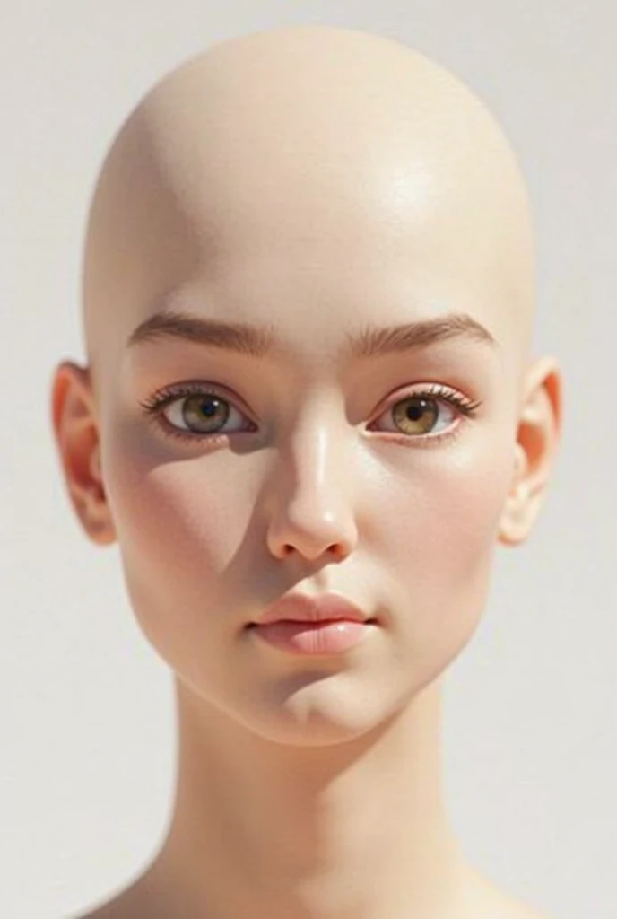 (best quality, 8K, 32k, masterpiece, Ultra HD:1.2),Japanese beauty photos,Upper Body,Face focus, Simple background,skin,Realism,No hair