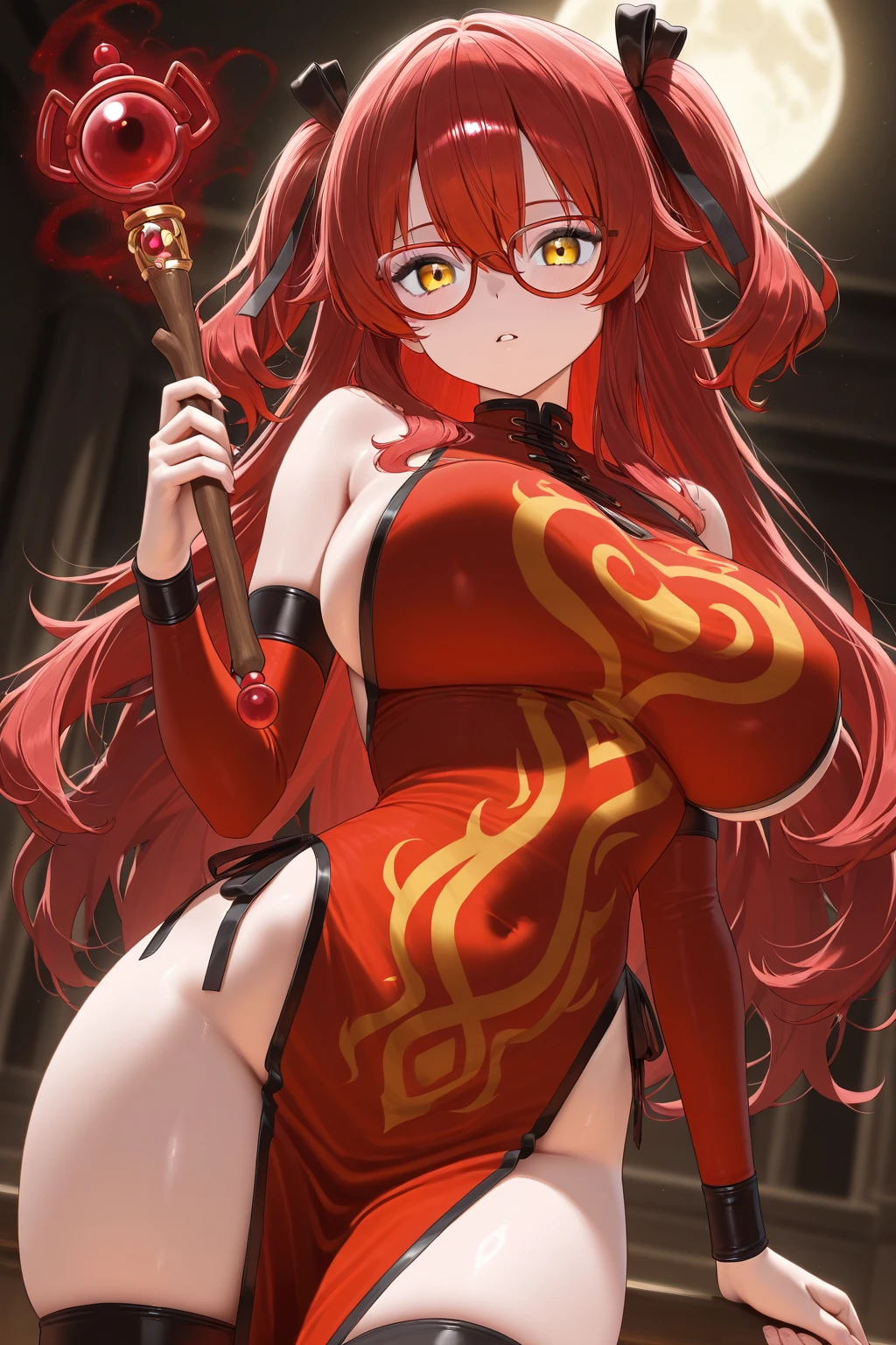 ((best quality)), ((highly detailed)), masterpiece, (detailed eyes, deep eyes), (1girl), (glasses), close-up, full body, <lora:sling_bikini_top_v1.0:1>, sling_bikini_top, bikini, <lora:hairdetailer:.7>, red head, ginger hair, vibrant green eyes, ((freckles)), body freckles, (inside, at a laundryroom)