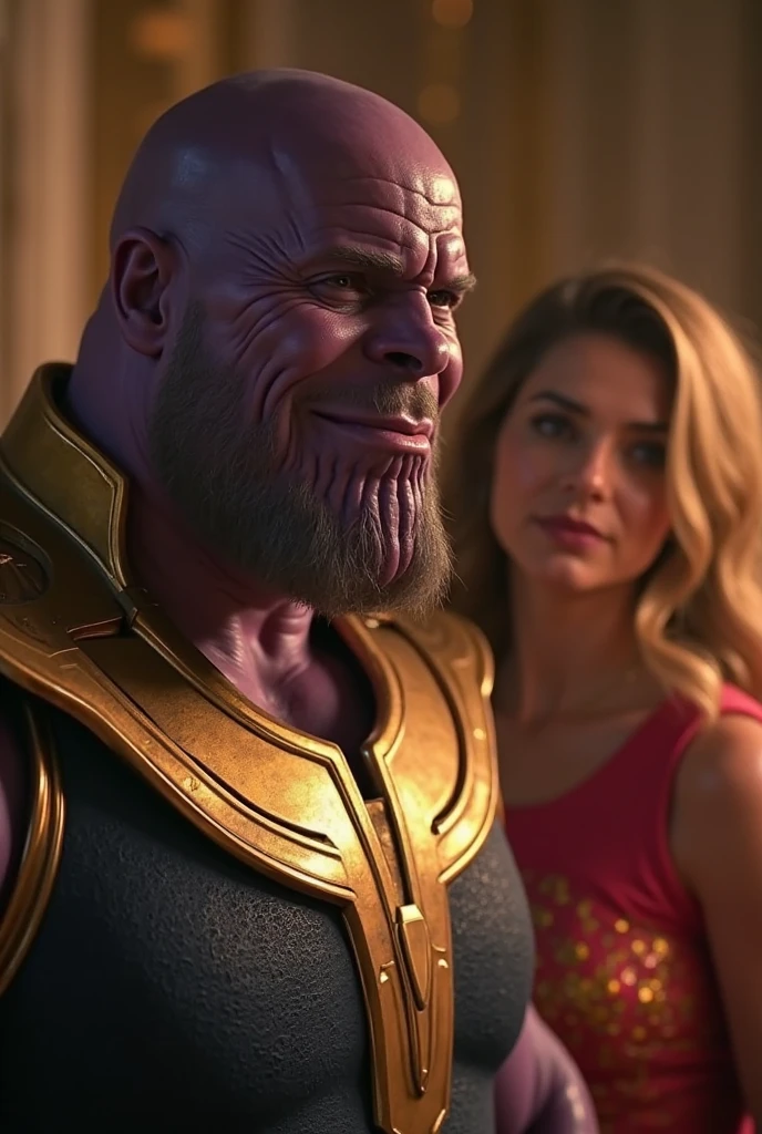 Act 1: The Origin
Scene 1: The Birth of Thanos
Thanos is born on the planet Titan. The scene captures his family, who initially view him as a cursed child due to his unique appearance.

