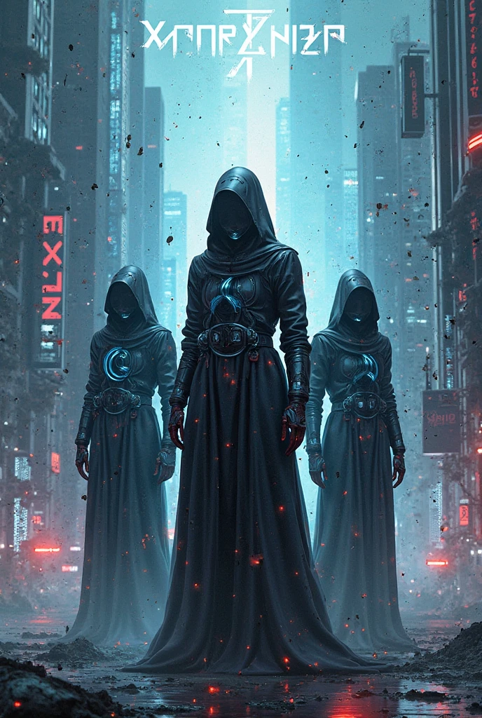derpd female, cyberpunk scene, woman android cultist assassin  preparing cult ritual, wearing unholy armour robes, occult symbolism on walls, dark fantasy scene,sinister atmosphere, in a time of dark gods,<lora:nijiarmor:0.8> <lyco:EnvyAssassin01:1.0> <lora:Occult_XL:0.9> <lora:derpd - DerpdeedooStyle:0.8>