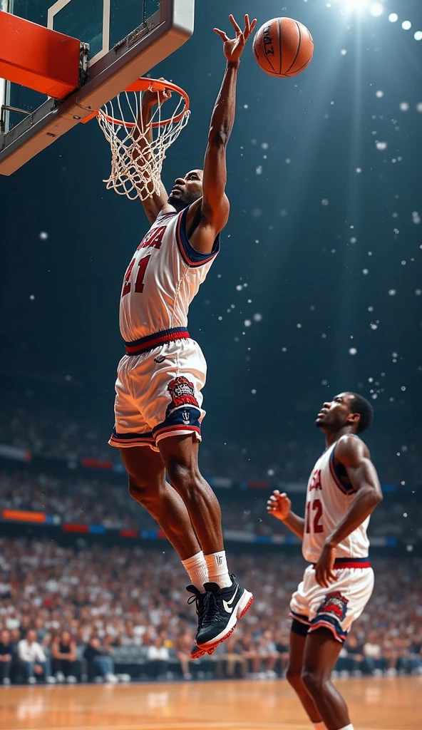 Wilt Chamberlain blocking tacko fall