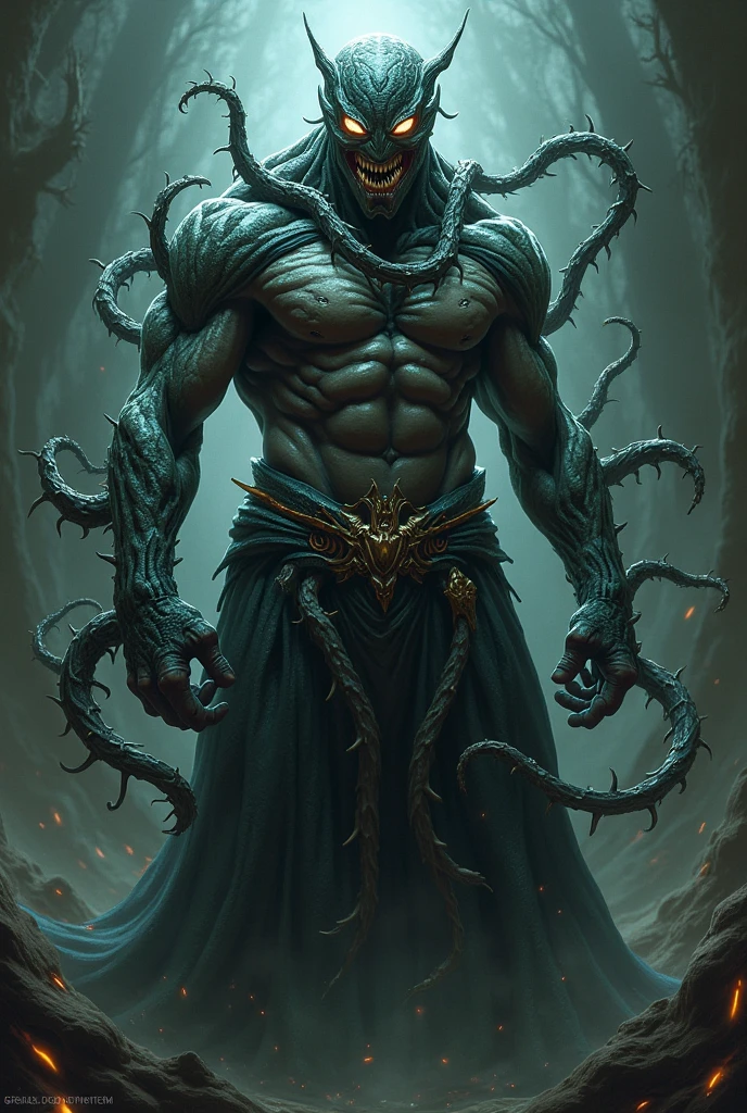a comic book anti-hero with the power to generate gray biomass tentacles