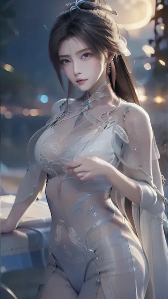 (masterpiece), best quality, expressive eyes, perfect face, beautiful teenage girl, rosy cheeks, shiny lipstick, clean bright white skin shining, perfect round breasts, gigantic breasts, firm breasts, prominent nipples, beautiful white girl, rosy cheeks, makeup, big eyes, sharp nose, glossy red lips, huge round breasts, pure white bright shining skin, huge breasts, raised both hands, smooth white armpits, navel, xiaorouseeu, naked, pussy, perfectly round breasts, unaligned breasts, fake tits, breast implants, big ass