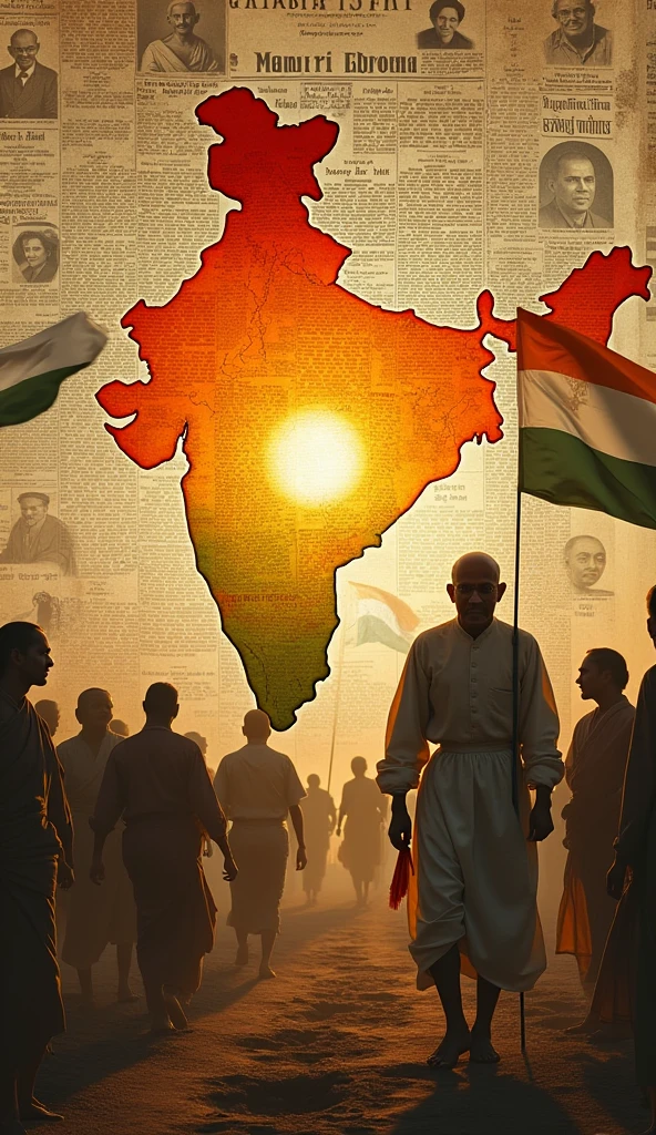 Create a poster on independence day with some Odisha tourism doodles on it