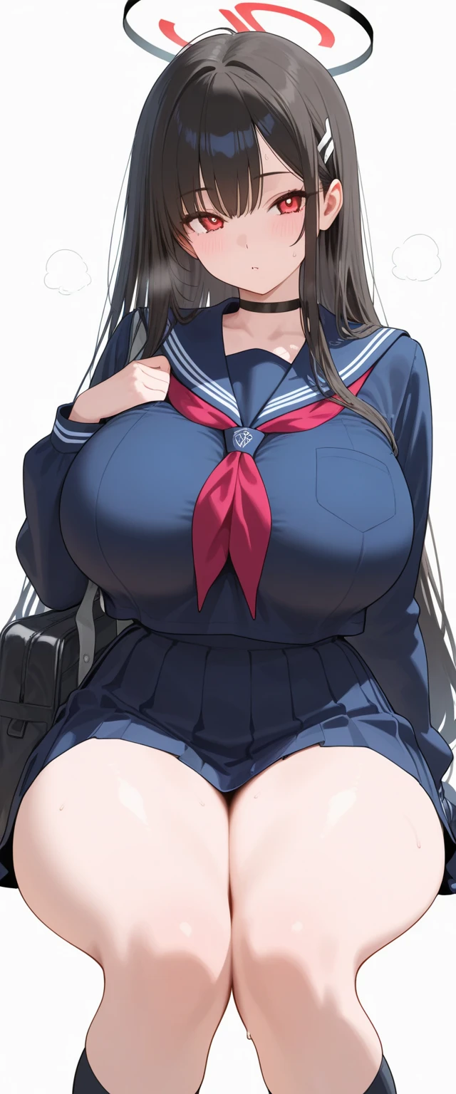 Huge breasts, Big Hips,full body shot, Mature mother, Whip lower body, plump thighs, Calf, bewitching mature woman, Perfect body, Plus Size Model,high school girl,Sailor suit, skirt is short,Mature woman wearing Sailor suit,