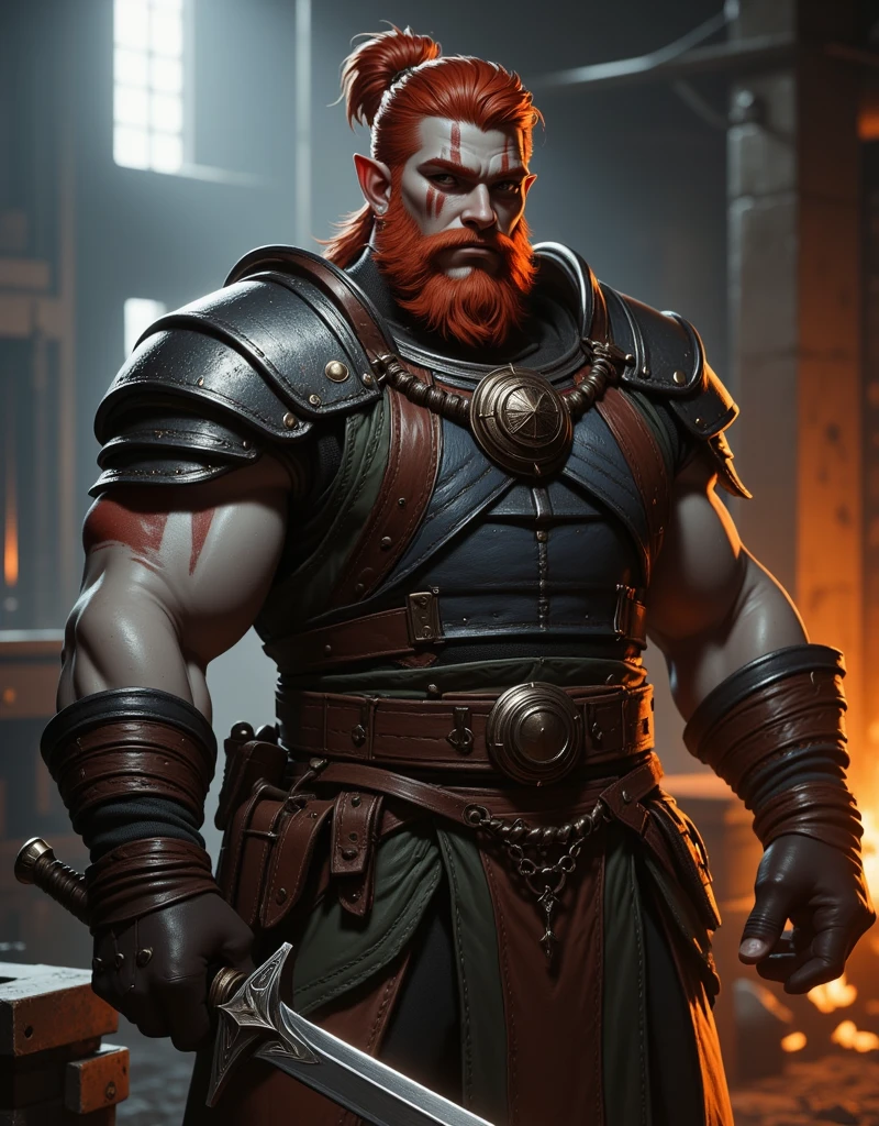 gragas from league of legends, cosplay, menacing mid shot portrait photo, bokeh