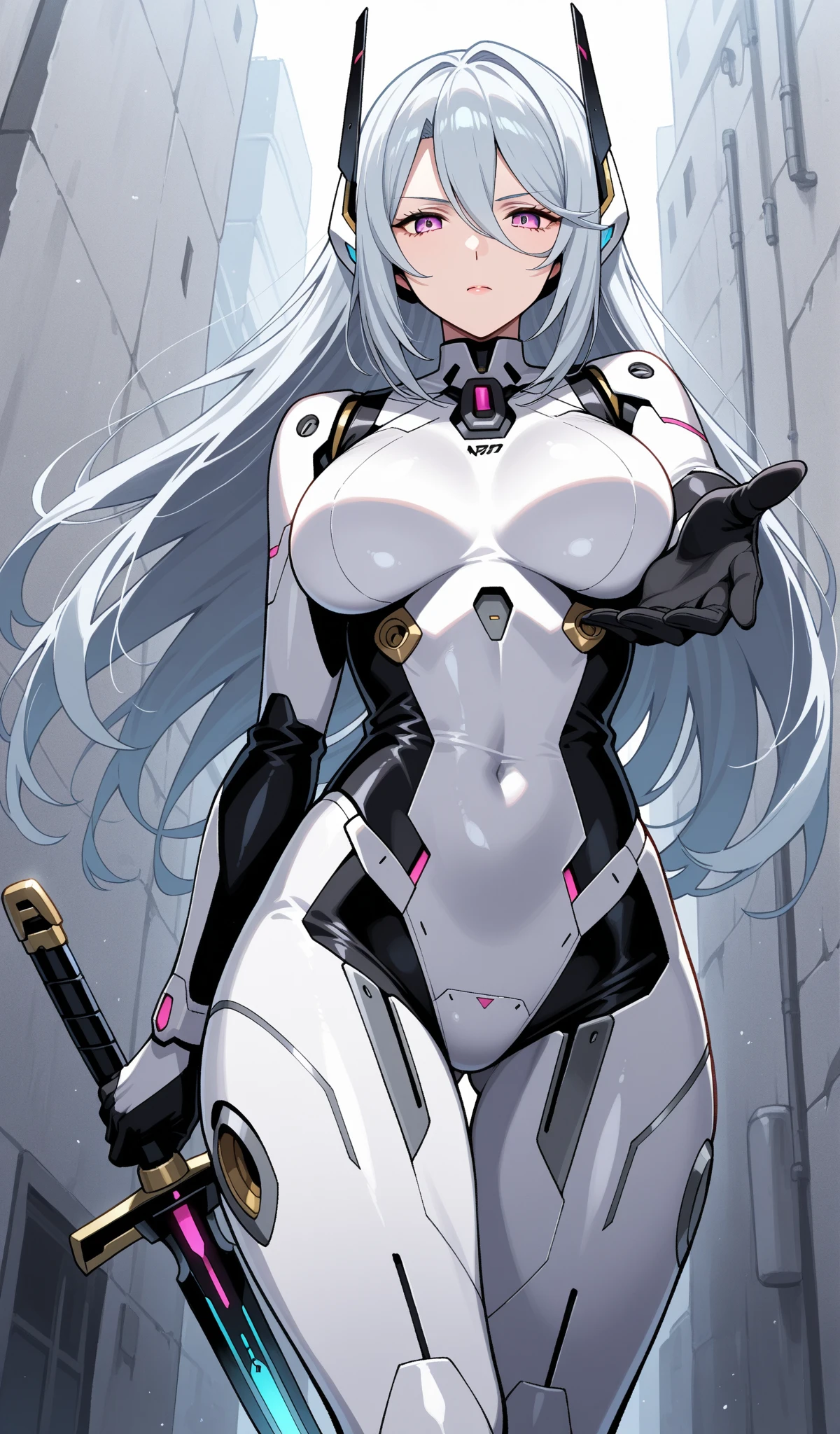 make fortified suit navy color, dark_blue