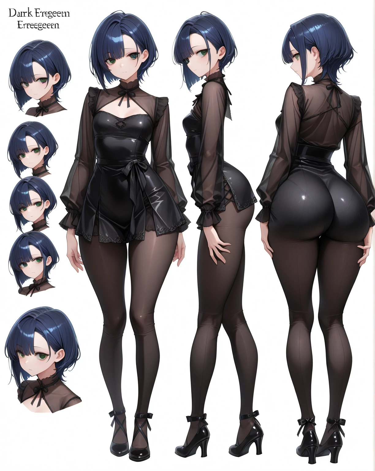 (tmasterpiece, hiquality, beste-Qualit), pixel, Pixel Art, 1 girl , body complet, (((Contemptuous, Hesitate))), (((whitebackground))), (close - up), ((comic)), (((naked ass))) ,((((Clean White Background))), (())