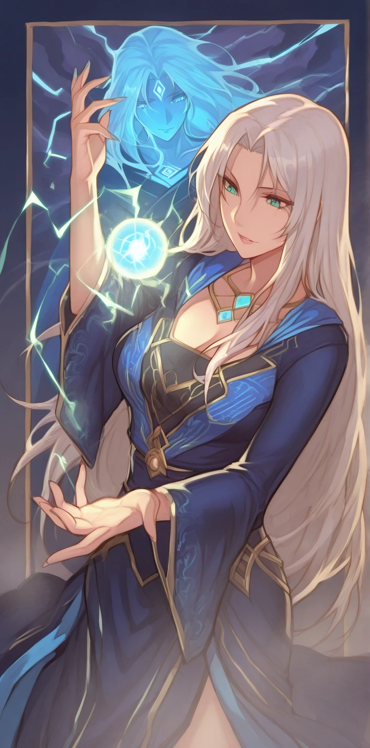 masterpiece, best quality, 1 solo girl, grey hair, blue eyes, long hair, medium breasts, sexy body and face, wavy hair, smile, sleeveless shirt, scarf, black thigh-high, mini skirt, pendant, bracelet, jewelry, earrings, feather hair ornament, book, lying at the bed, night, sexy pose, cowboy shots, detailed body, face, and eyes, sharp focus, vibrant, creative, dynamic, high definition, high resolution, 8k, (Upscale: R-ESRGAN 4x+ Anime6mage enchance:4x), voluptuous body, cinema lightning, dakimakura style, looking at the viewer, drill hair, twin drills
