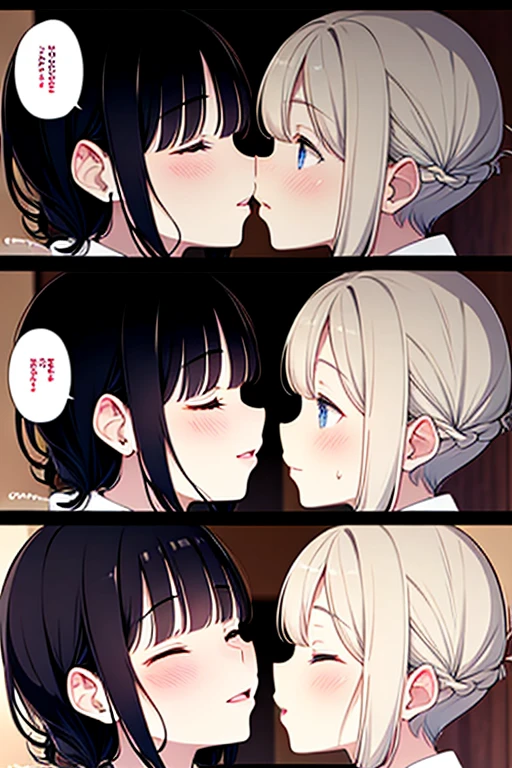 lycoris recoil, 2girls, yuri,
(Inoue takina:1.2), (handjob:1.1), black_hair,long_hair,black_jacket,
(chisato, wince,orgasm:1.5,awaiting tongue, dick girl, Futanari ),nishikigi_chisato,blonde_hair,short_hair,
best quality,masterpiece