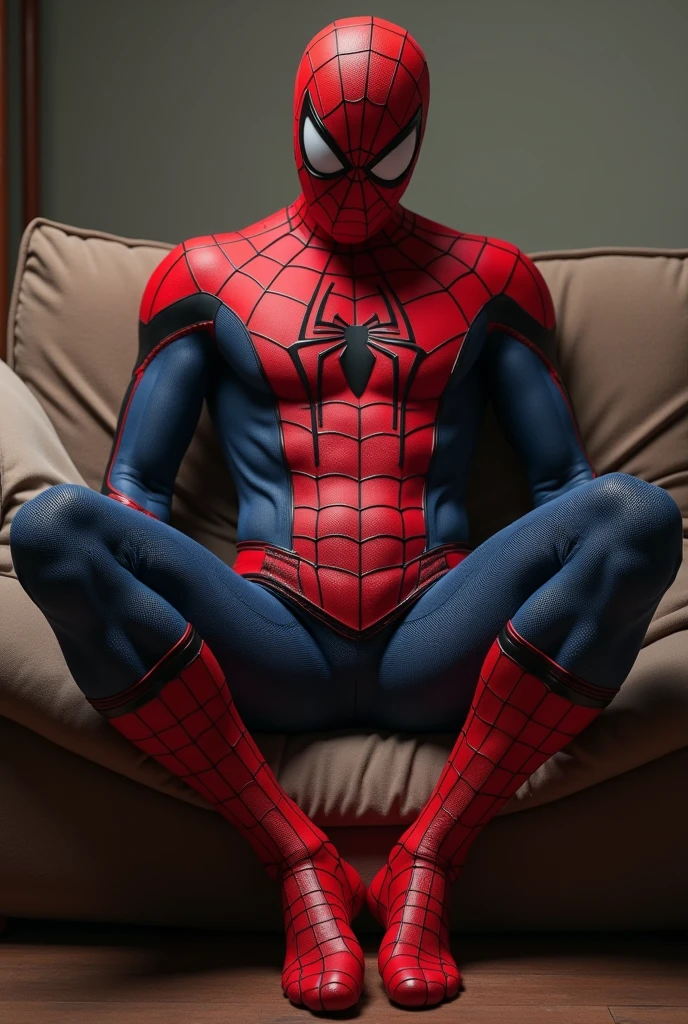 Spiderman in a living room
