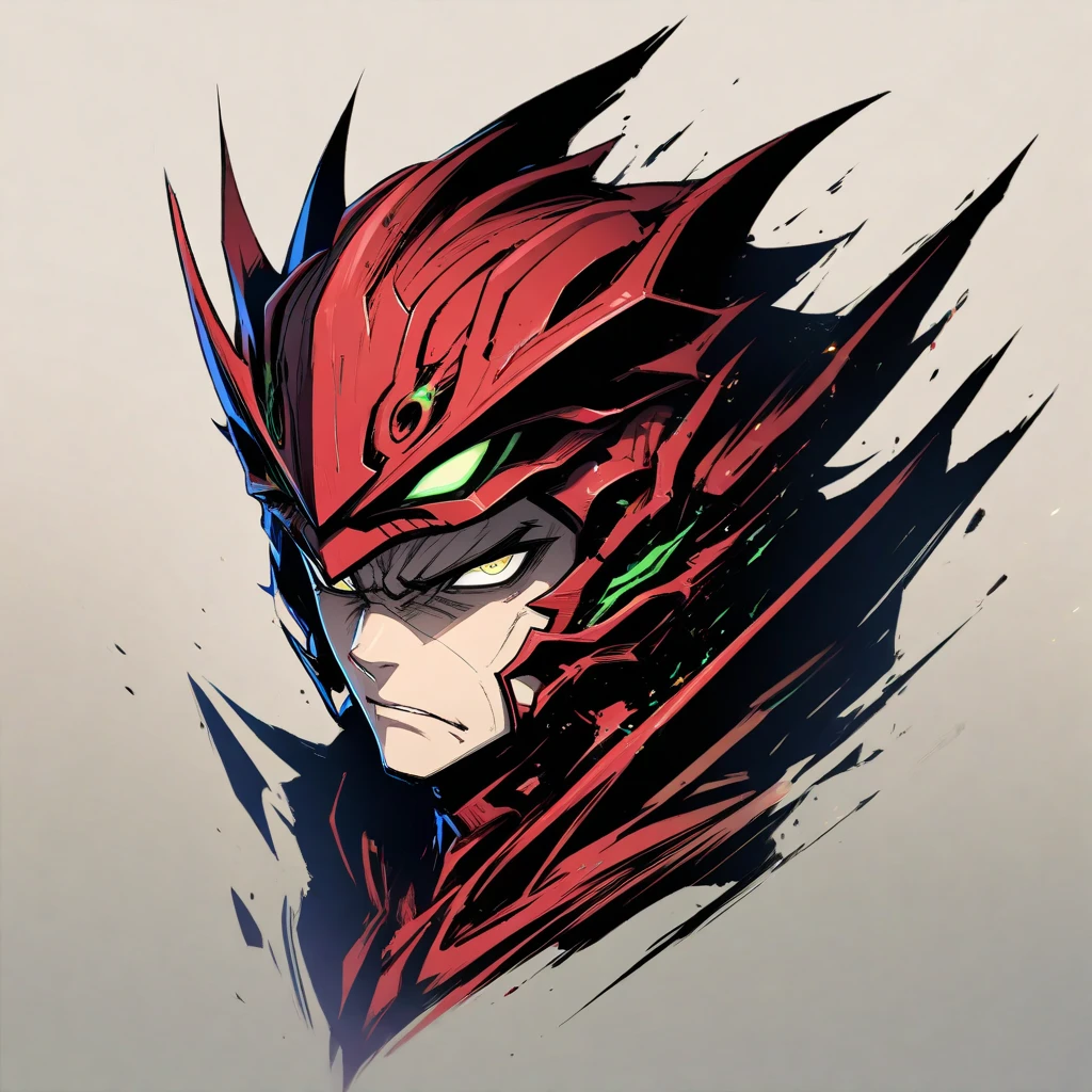 Head Loud Scream, A heart torn by hands, Brain Explodes, Графика Genshin Impact,  , Detailed Illustration, & Retro Style