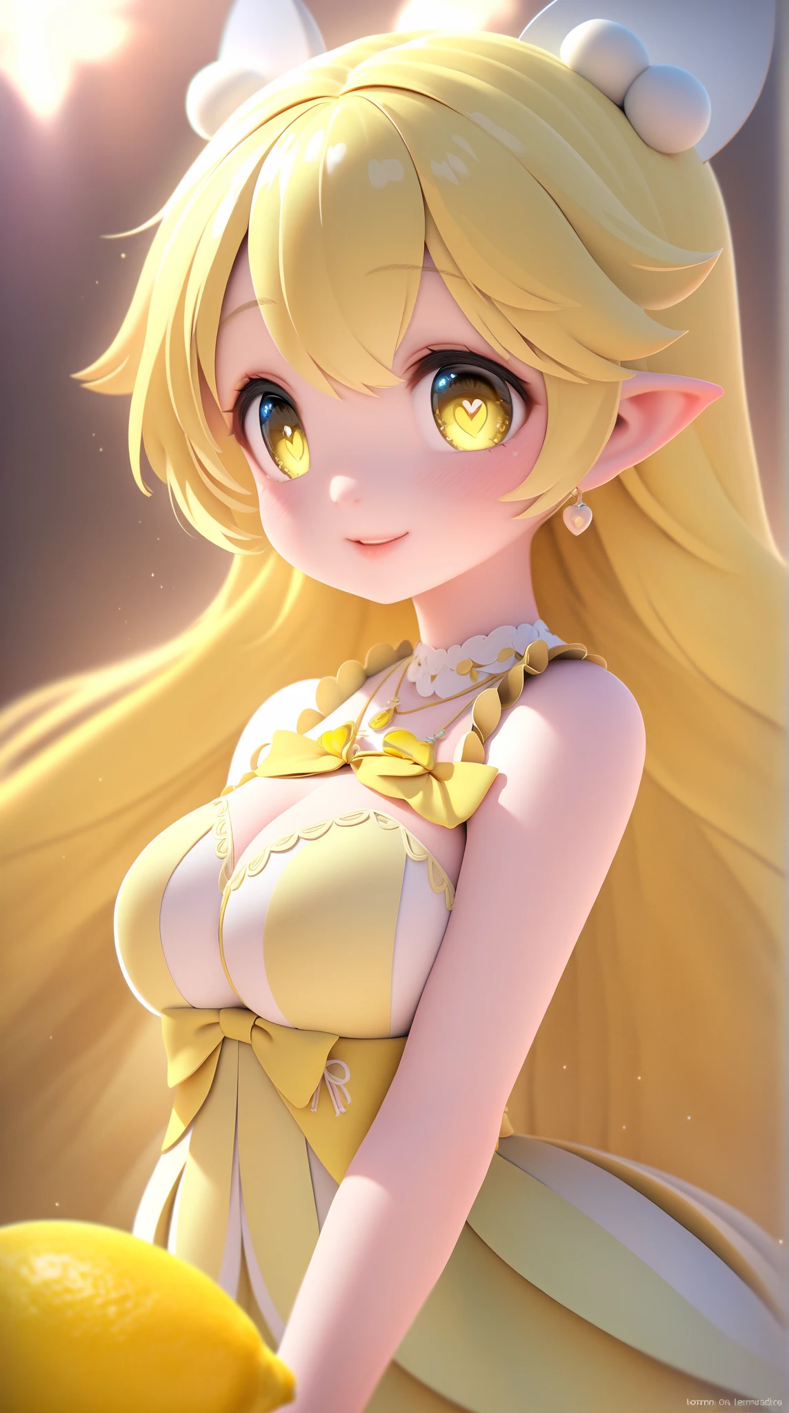Master Parts, Best Quality,32K､Render Jobs,3D Styles,3DMM,3D, 1girl in, Soio, yellow  hair, hitornfreckles, jewely, sideways Facing, Realistic, full length, Clear and simple background, yellow fringe, (Long Skirt Dress)、(((Nipples visible from the chest)))、looking at away, (Short Bob Hair), Separated lips, green colored eyes, gargantilha, makeup, Smiling wearing pink clothes, Beautiful teeth, Yellow shoes、Lace pantie、Beginning々Shishi Body、(life-likeｵﾏﾝｺ)、(((Very realistic panties)))、((Detailed panties))、(((fully transparent panties)))､(((up skirt))),((Strong wind from below))､(((I can see panties)))、(Cameltoe),、Small、are small、the shape of the papilla is visible、(((The shape of the nipple is clear)))