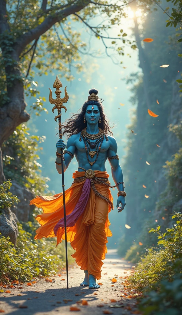 After some time, Lord Shiva arrived and tried to enter the house. However, Ganesha stopped him and said that he