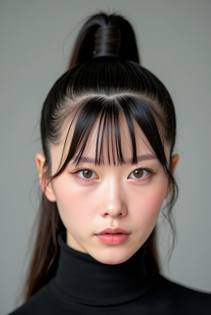 nude, flat chest, little breasts, (Surreal Realism), (Awareness-raising), (High resolution), (8k), (Very detailed), (The best Awareness-raisingns), (Beautiful fine details), (highest quality), (Super detailed), (masterpiece), (wallpaper), (Detailed face), (Beautiful smile)、(Beautiful expression)、Side bangs、solo、((Baby Face))、((upper body))(Black knee-high socks:1.2)、Slender body、Seductive Pose:1.4、Looking into the camera
