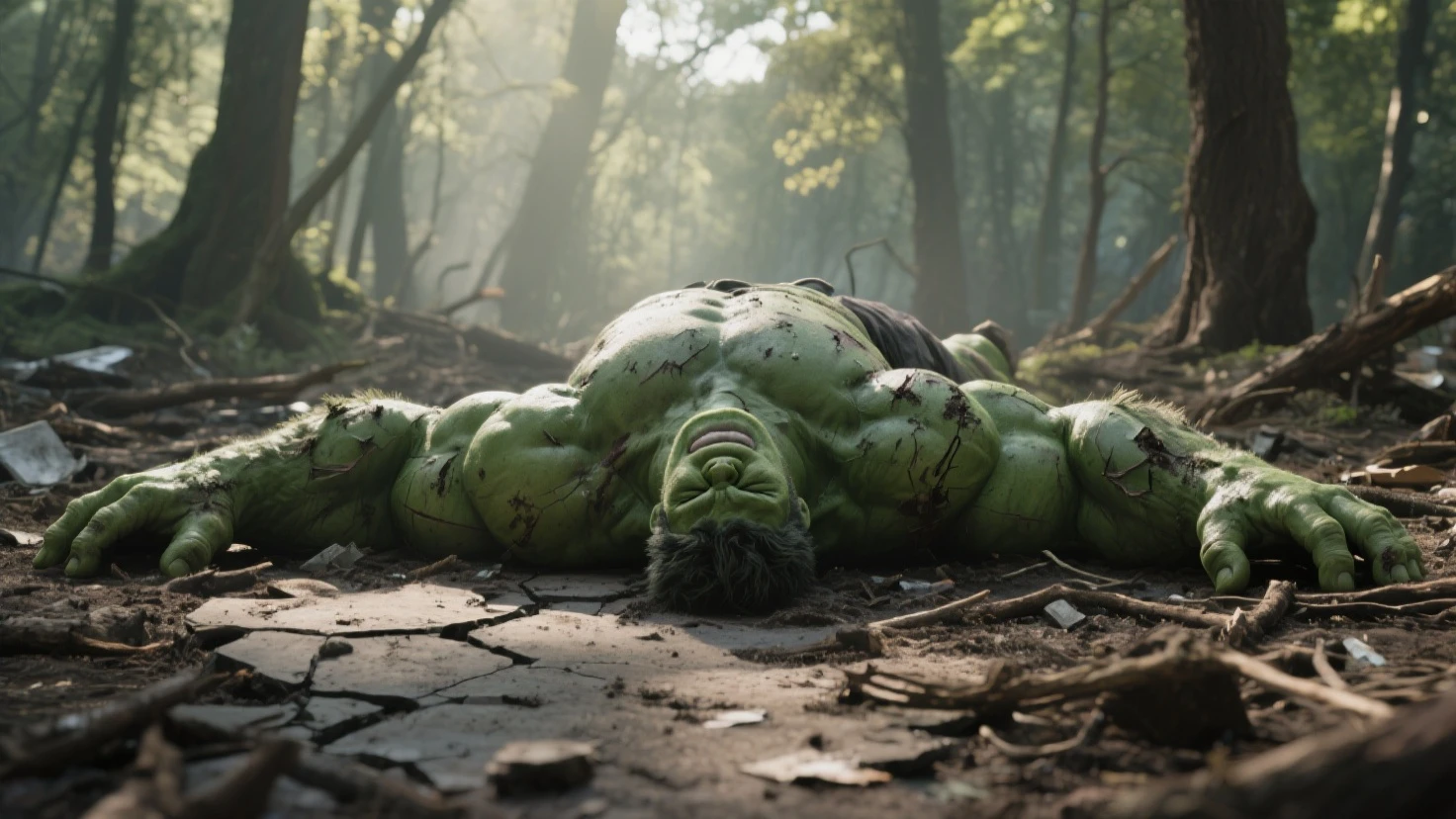 A muscle male green alligator, a muscle male green Lizardmen, sleeping, showing his butt , detailed hands and fingers, nails like claws , ultra detailed sad face, ultra detailed theets, mouth open, detailed eyes