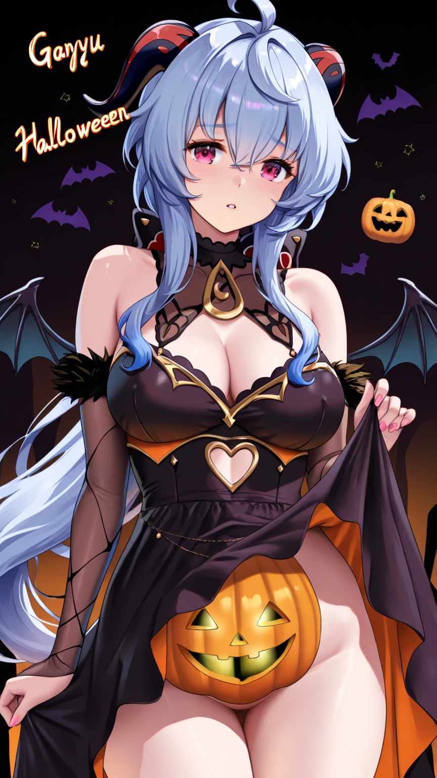 luna the succubus from monster girl prison, succubus wearing orange jumpsuit, best qualityer,tmasterpiece,Ultimate resolution,downy,Extremely colorful,Colorful,Dragon beauty,Mature face shape ,long hair, Redlip,choker necklace,Long messy hair,A pair of dragon horns,A pair of dragon wings,a matural female,The kinky is exposed,Sanctuary,Skysky,Normal posture, wearing orange jumpsuit