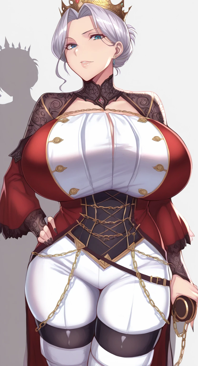 NSFW, arlecchino, arlecchino from genshin impact, big tits, super huge tits, cool girl, a quiet and serious girl, badass, firm expression, erotic model pose, full body, hot milking, mommy, will dominate me, hot body, lewd girl, begging for sex, very begging for sex, Can't resist lustful desires, ((greeted at the door)),maid costume